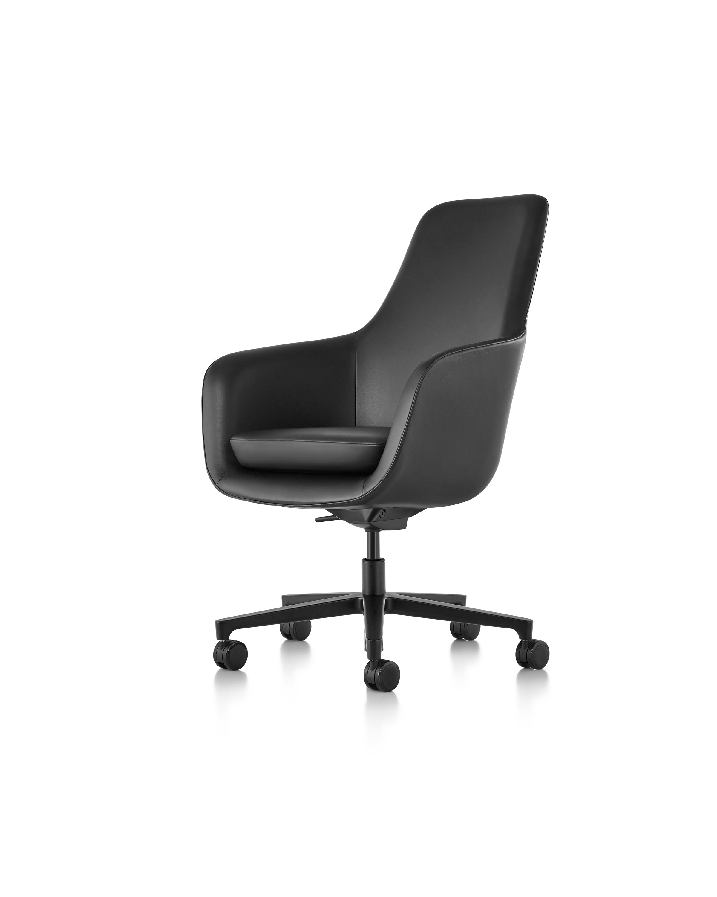 办公椅|现代真皮中班椅|办公家具|登录入口家具|萨伊巴办公椅